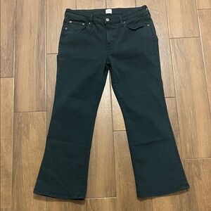 Edwin Women's Dark Green Flare Jeans